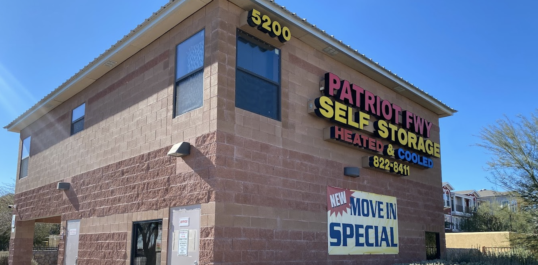 Office for Patriot Freeway Self Storage in El Paso, TX